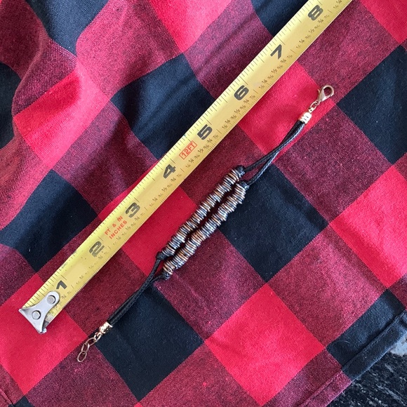 $5 add-on to any Bundle!! Or 3/$25 metal loops on leather bands bracelet - Picture 6 of 9